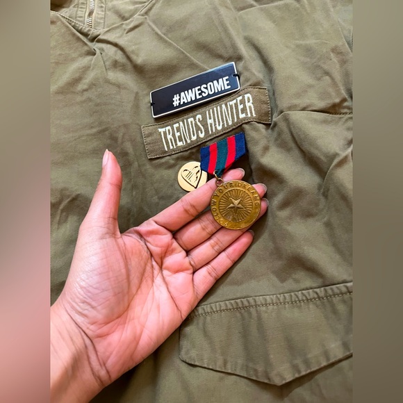 Zara Oversized Military Top - Picture 6 of 8